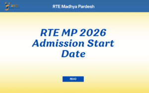 RTE MP 2026 Admission Start Date