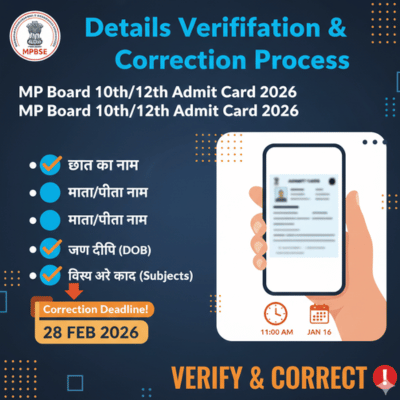 Details Verification and Correction Process